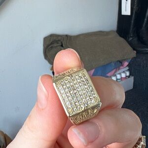 14k diamond gold ring 15 grams